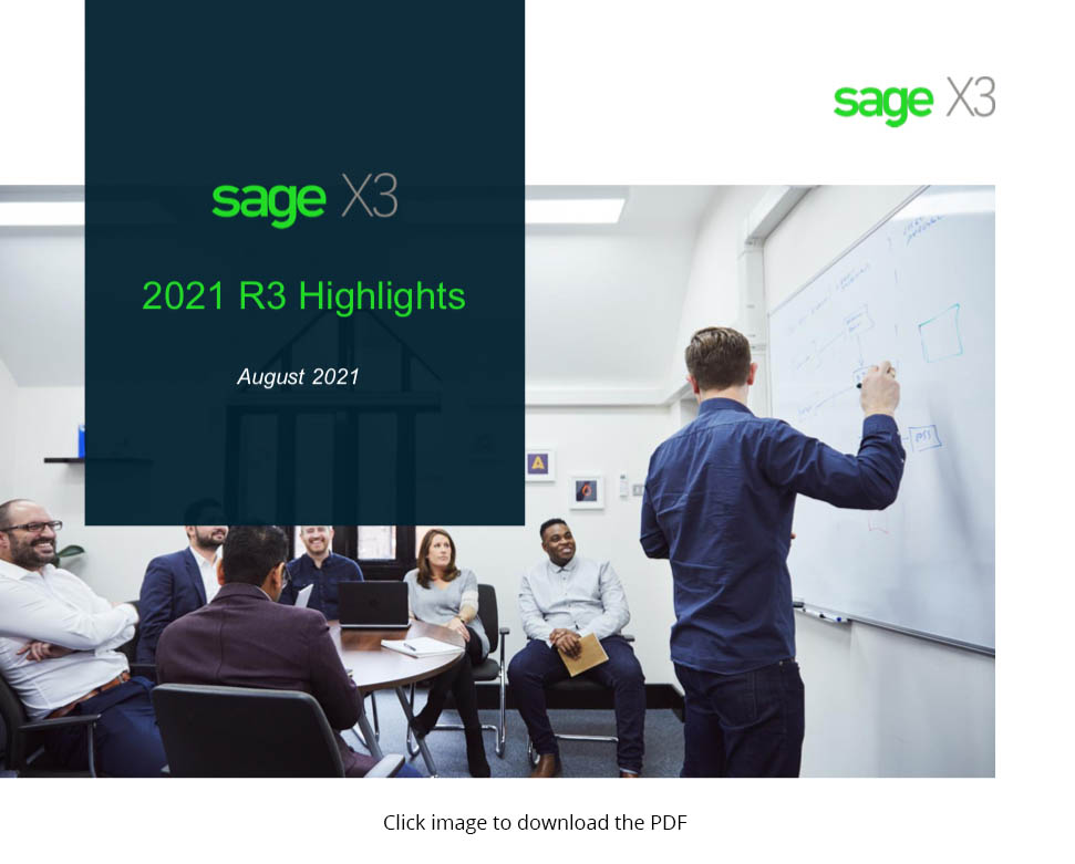 Sage X3 2021 R3